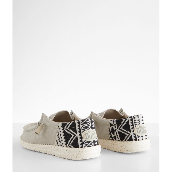 Hey Dude Men\'s Wally Funk Jacquard‎ Bungee Beige Aztec Shoes Slip-On Size 9 New main image 5